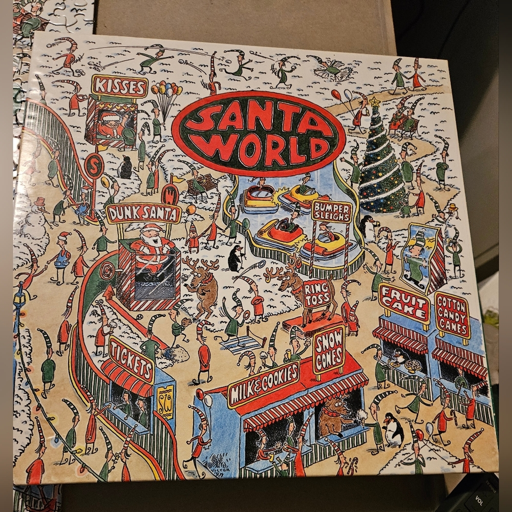 Christmas Santa Puzzle, COMPLETE, 500 pieces